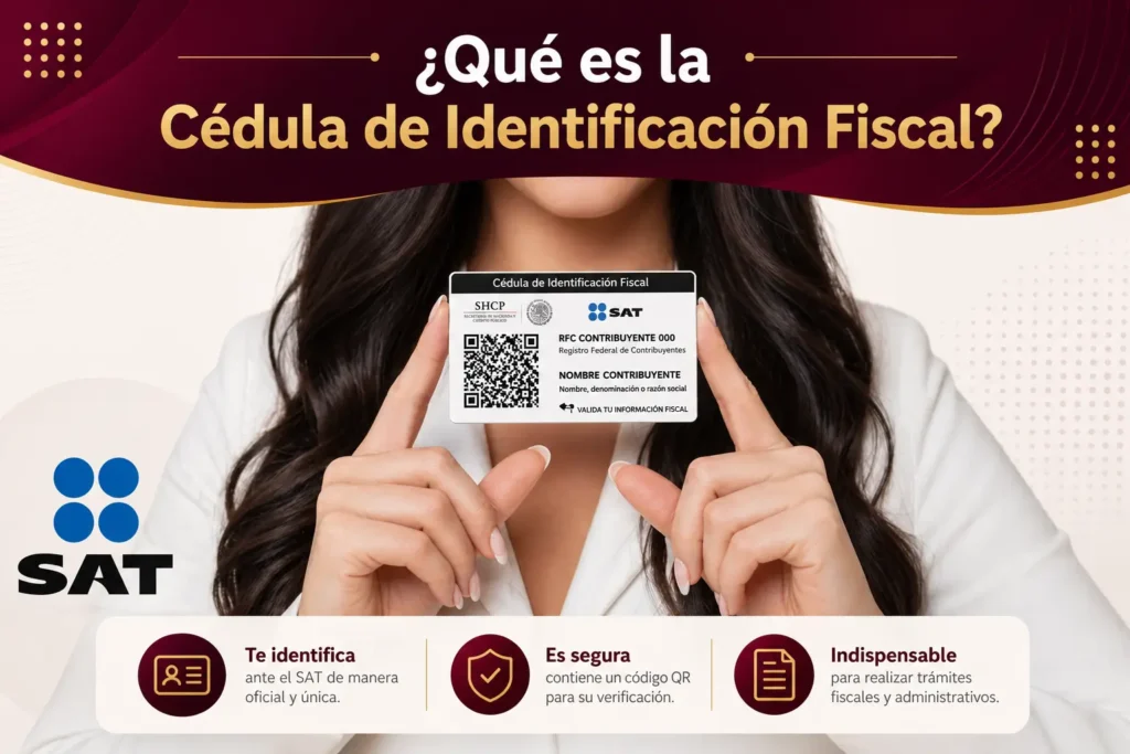 Cédula de Identificación Fiscal (CIF/RFC) en PDF