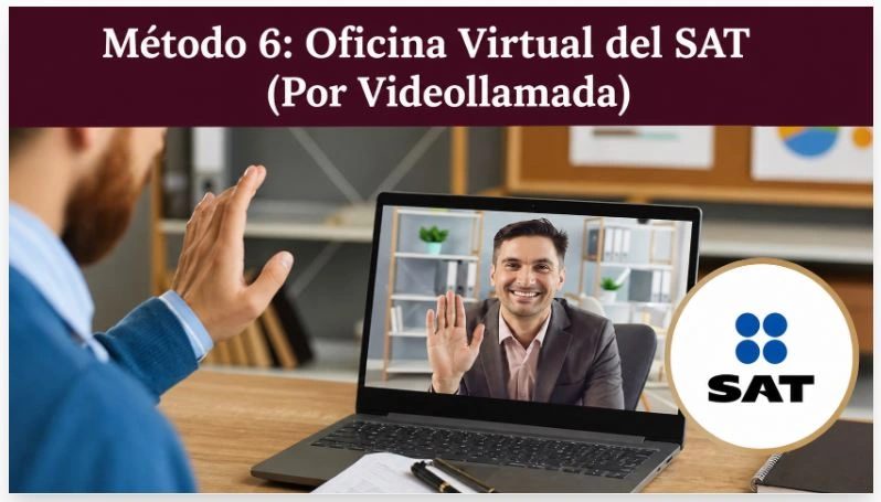 Método 6: Oficina Virtual del SAT por videollamada