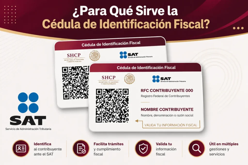 ¿Para qué se utiliza la Cédula de Identificación Fiscal