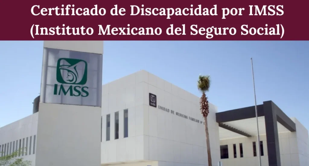 Certificado de Discapacidad por IMSS