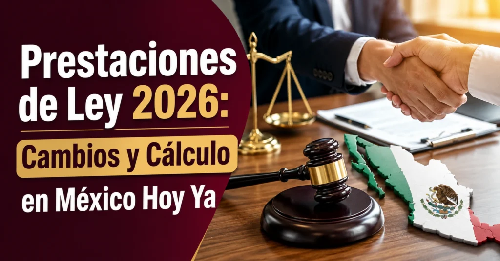 Prestaciones de Ley 2026 Cambios y Cálculo en México Hoy Ya